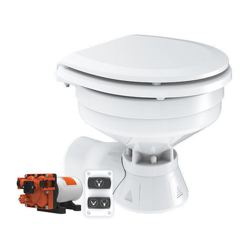 Yacht toilet - SFMTE1-04 - SEAFLO - for boat / electric / ceramic