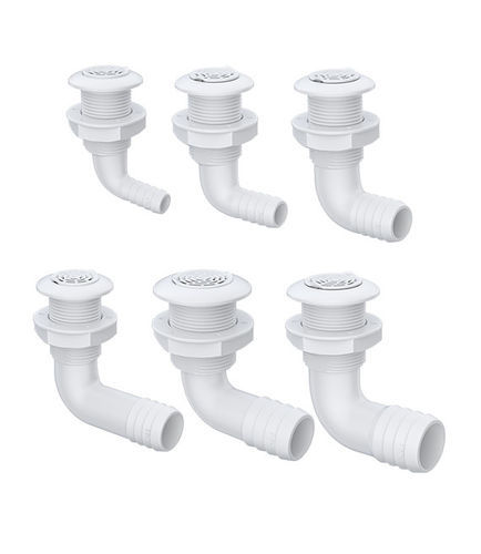 Thermoplastic through-hull fitting - SFTH1-0625-04 - SEAFLO