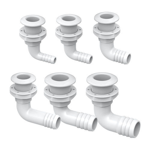Glass-fiber reinforced polyamide through-hull fitting - SFTH1-0625-02 - SEAFLO - PP / nylon / glass fiber-reinforced plastic