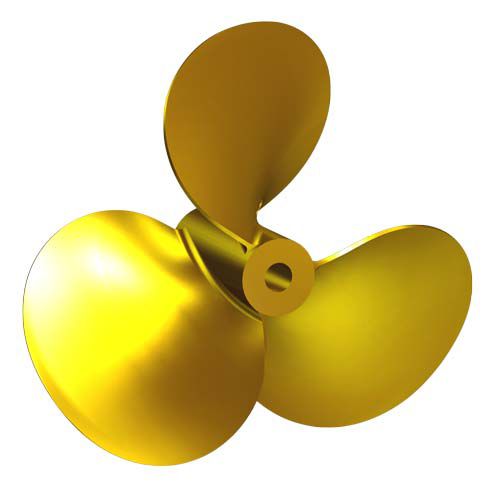 Boat propeller - D10 - Italian Propellers S.r.l.  - fixed-pitch / propeller shaft / 3-blade
