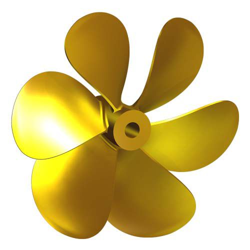 Boat propeller - FV13 - Italian Propellers S.r.l.  - fixed-pitch / propeller shaft / 6-blade