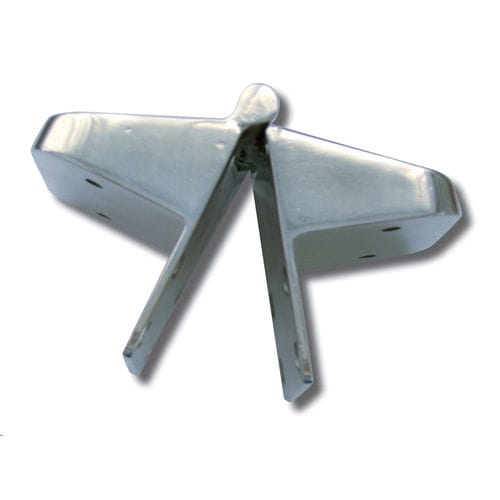 Boat hinge - BUTTERFLY - Metalstyle Srl - universal / trap door / polished stainless steel