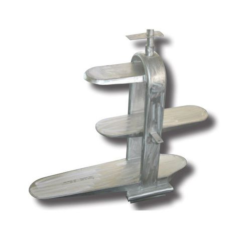 Bow protection plate for boats (stainless steel) IMPERIALE 2