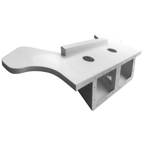 Boat engine bracket 01.889 TR INOX aluminum