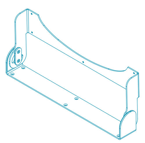 Boat hinge - 01.0806 - TR INOX - positioning / polished stainless steel