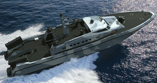Patrol special vessel - 125 FAMB - ARES Shipyard - aluminum