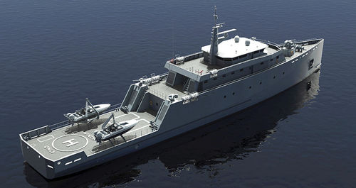 Patrol special vessel - 200 NT - ARES Shipyard - training / steel