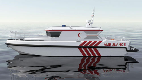 Ambulance boat - 44 - ARES Shipyard - inboard / aluminum