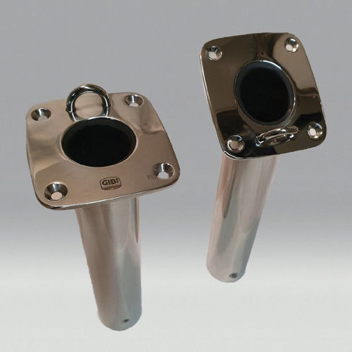 Boat fishing rod holder - 133/Q - GIBI Marine - stainless steel