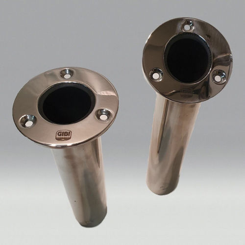 Boat fishing rod holder - 130/T - GIBI Marine - stainless steel