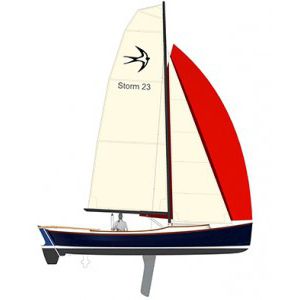 Day-sailer sailboat - Storm 23 - Swallow Yachts - carbon mast / semi-custom