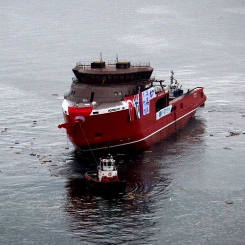 Icebreaker offshore support vessel - NORMANN - Cemre Shipyard - DNV-GL