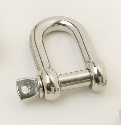 Shackle for sailboats with captive pin - GS360 series - GMTmarine - straight / forged / stainless steel