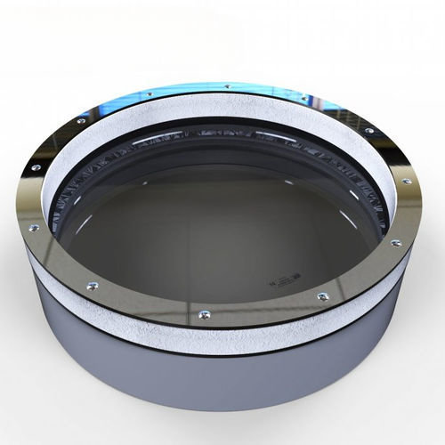 Round portlight - A60 - ALUMINYUM IS - SHIP WINDOWS AND SCUTTLES - for yacht / for ships / fireproof