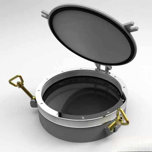 Round portlight - A30 - ALUMINYUM IS - SHIP WINDOWS AND SCUTTLES - for yacht / for ships / opening