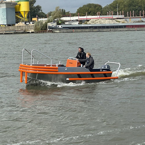 Harbor service boat - HARBOUR 60 - STORMER MARINE - outboard / aluminum