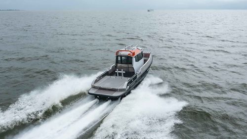 Harbor service boat - H90 - STORMER MARINE - work boat / inboard / aluminum