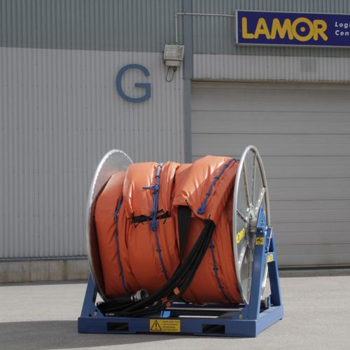 Containerized furler / anti-pollution boom - LHR L 1815 - LAMOR - trailerable