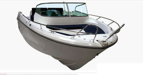 Outboard cabin cruiser - QX750 - Marine Times Newspaper - open / side console / sport