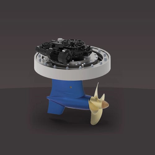 Azimuth thruster - CMA50 - Current Motion - external / for boat / professional vessel