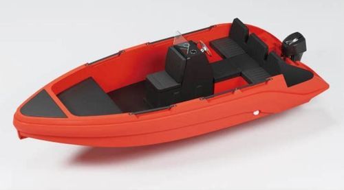 Outboard center console boat - HE490 - Qingdao Hvon Boat Co., Ltd - recreational / fishing / rescue