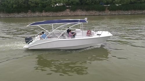 Passenger boat - aluminium catamaran - Changzhou Youbang Boat Co., Ltd. - catamaran / outboard / aluminum