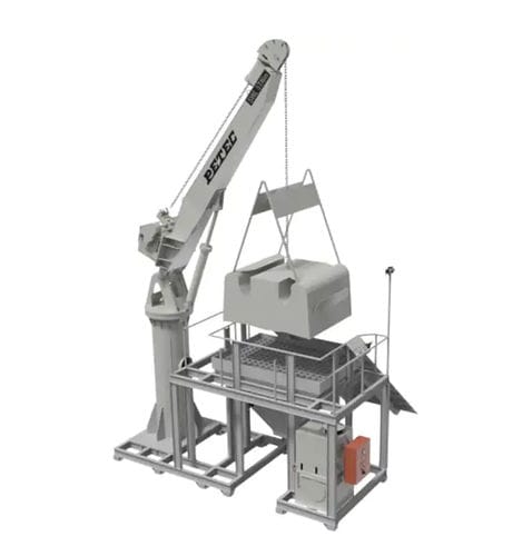 Offshore service vessel crane - Petec Services - for decks / hydraulic / custom