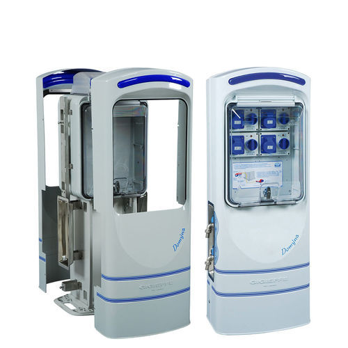 Water supply pedestal - Domyna Smart - CLOUDENERGY S.R.L. - electrical distribution / for docks / for marinas