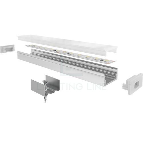 Boat profile - PR-SL08-03 - Ledpoint - aluminum / rectangular / for LED lighting
