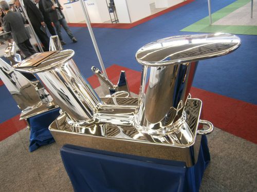 Yacht mooring cleat - BaranYacht - cross / stainless steel