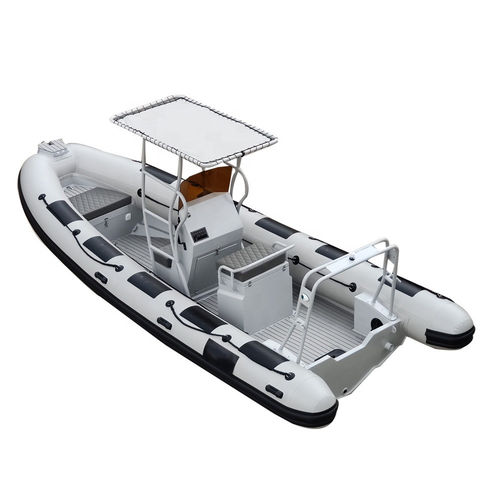 Outboard inflatable boat - 580 - MerVista Boat - rigid / open / center console