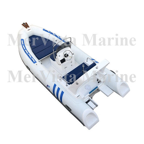 Outboard inflatable boat - 480 Popular  - MerVista Boat - rigid / open / center console