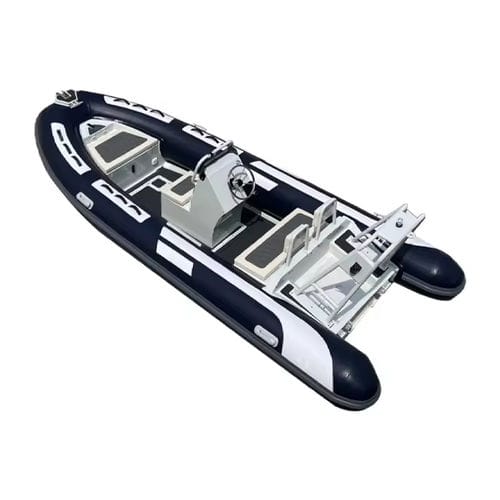 Outboard inflatable boat - 480 - MerVista Boat - rigid / open / center console