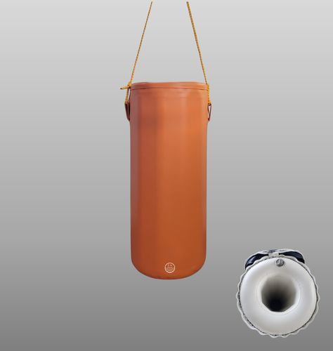 Boat fender - FSGC 80 - Fendsea SAS - for docks / cylindrical / orange