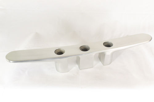 Boat deck cleat - L120 - DAMADE - for yacht / flat / aluminum