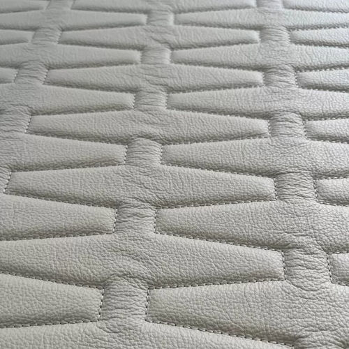 Exterior decoration marine upholstery fabric - PMT-003 - NASTER S.R.L. / SUPREMASEA - interior decoration / leather / gray
