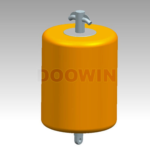Anchor buoy - CAPB series - Doowin Marine - polyethylene / polyurethane / cylindrical