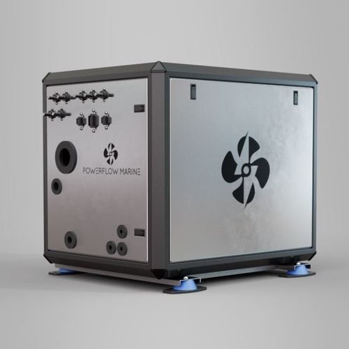 Diesel generator set - Powerflow Marine - for boat / soundproof / with battery charge controller