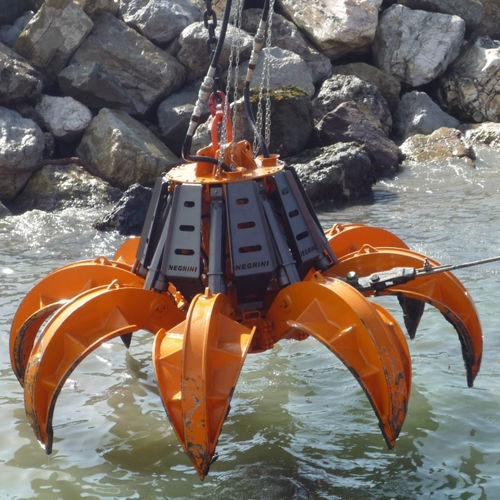 Hydraulic bulk cargo grab - NEGRINI - for dredging / claw