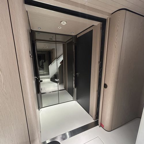 Yacht door - P_1SL-A60Y - Bimar - for ships / sliding / interior