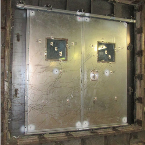 Ship door - A60 – P_2SL-A60Y - Bimar - for yacht / sliding / interior