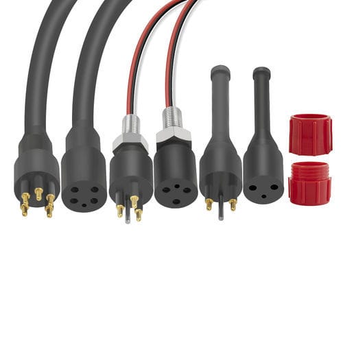 Marine connector - Circular Series (2-5 contacts) - Guangzhou Lanhe Electronic Manufacturing Co.,Ltd. - electric / for aquaculture / for shipbuilding