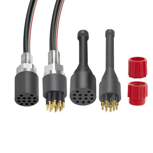 Micro circular connector - Micro Circular Ethernet (13 Contacts) - Guangzhou Lanhe Electronic Manufacturing Co.,Ltd. - Ethernet / for aquaculture / oceanographic research