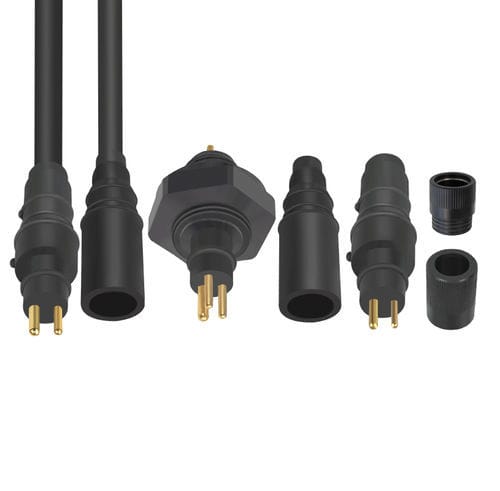 Underwater connector - RM Rubber Molded (2,3 and 4 Contacts) - Guangzhou Lanhe Electronic Manufacturing Co.,Ltd. - electric / for aquaculture / oceanographic
