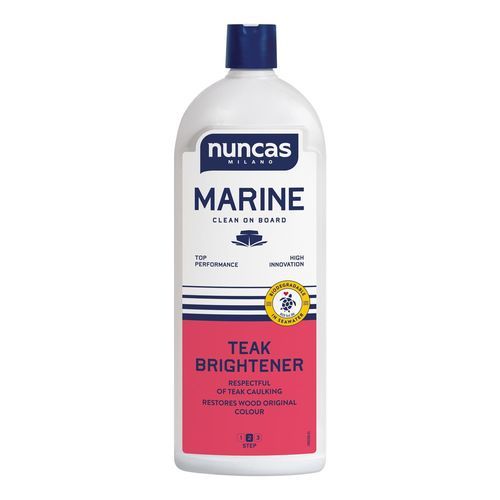 Wood cleaner - Marine Teak Brightener - 1000ml - Nuncas Italia S.p.A. - for decks / for teak / for boat