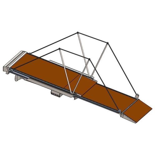 Boat gangway - Compass Marine - for yacht / folding / hydraulic