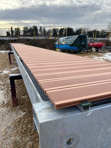 Composite dock finger - IS1512-65 - Marinova Floating Systems B.V. - steel / HDPE