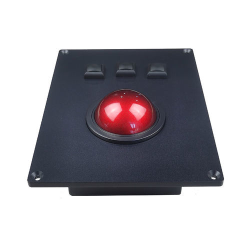 Waterproof trackball - KH-M60TB-129-F3 - SZ Kehang Technology Development Co., Ltd. - panel-mount / USB / for ships