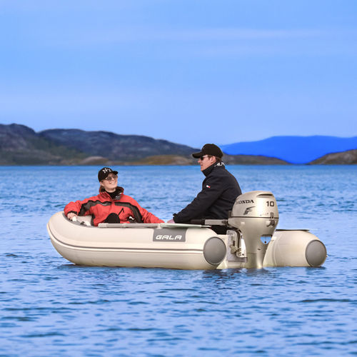 Outboard inflatable boat - A240 - GALA TENDERS - rigid / open / aluminum