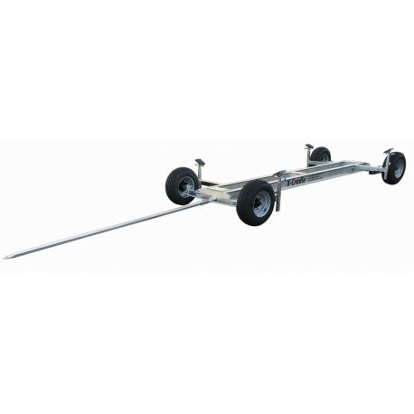 Handling trailer - SIMPLE X.T.MB - X-Cradle™ - for boat / variable width